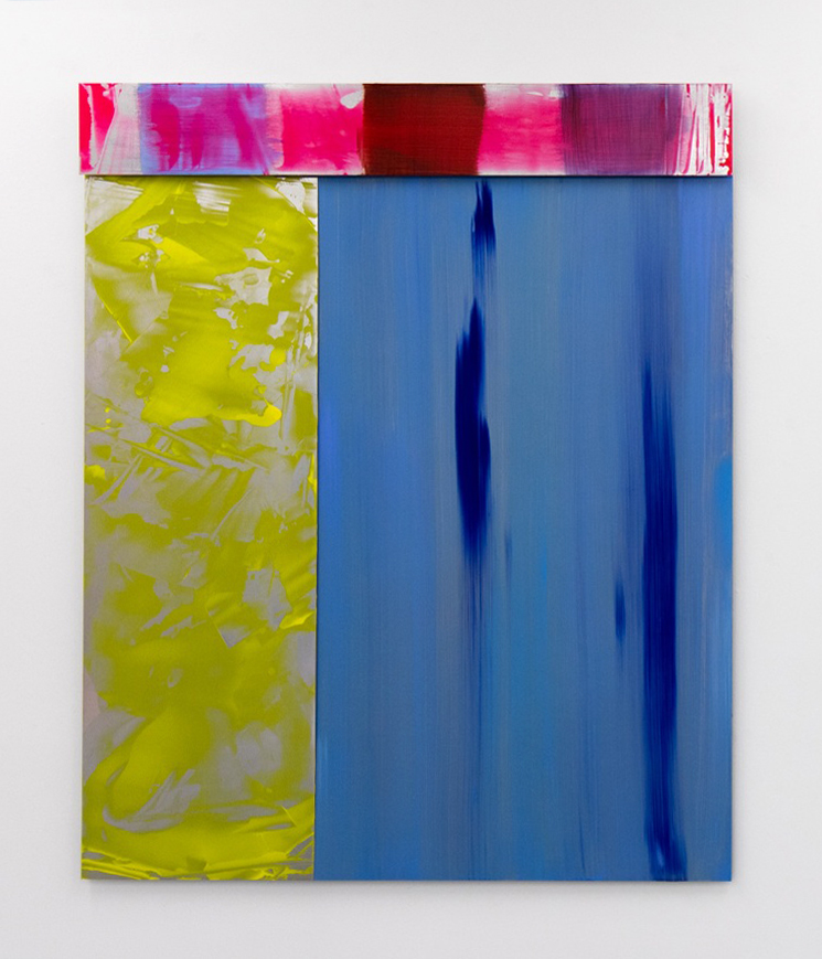 Composite Painting 'State of Play' #1, 2023, dreiteilig, 175 x 140 cm, Acryl-Pigmente auf Aluminium